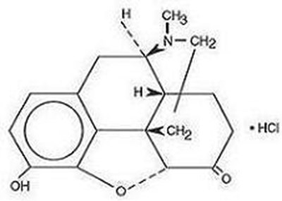 Chemical Structure - HYDROMORPHONE 2MG STRUCT